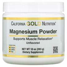California Gold Nutrition, Magnesium Powder, Магній в порошку ...