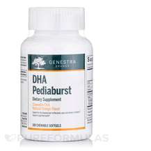 Genestra, ДГК, DHA Pediaburst Natural Orange, 180 Chewable капсул
