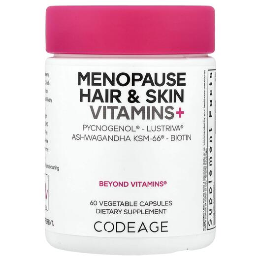 Основное фото товара Поддержка менопаузы, Menopause Hair Skin Vitamins+, 60 капсул