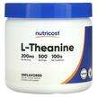 Фото товару Nutricost, L-Theanine Unflavored, L-Теанін, 100 г