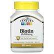 Фото товару 21st Century, Biotin 10000 mcg, Вітамін B7 Біотин, 360 таблеток