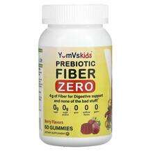 Yum-Vs, Пребиотики, Prebiotic Fiber Zero Berry 2 g, 60 таблеток