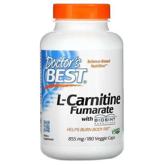 L-Carnitine + Biosint Carnitines, L-Карнітин 855 мг Фумарат, 180 капсул
