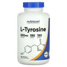 Nutricost, L-Tyrosine 500 mg, 180 Capsules