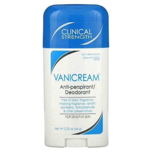 Anti-Perspirant/Deodorant For Sensitive Skin Fragrance Free, Дезодорант, 64 г