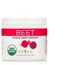 Koyah, Organic Freeze-Dried Beet Powder, Червоний буряк, 160 г