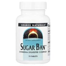 Sugar Ban Хром Source Naturals 75 таблеток