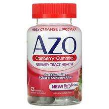 Azo, Cranberry Gummies Berrylicious, Цукерки з клітковиною, 72...