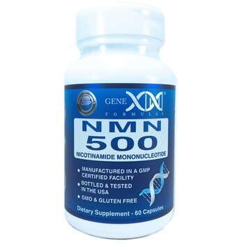 Фото товара Genex, NMN 500, Нікотинамід Мононуклеотид 500 мг 60 капсул