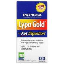 Enzymedica, Lypo Gold, Ферменти для схуднення, 120 капсул