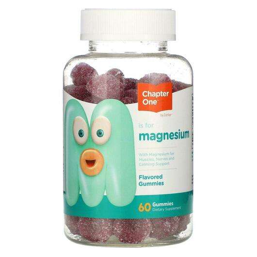 Основное фото товара Chapter One, Магний, M Is for Magnesium Raspberry, 60 таблеток