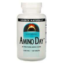 Source Naturals, Amino Day 1000 mg 120, Амінокислоти, 120 табл...