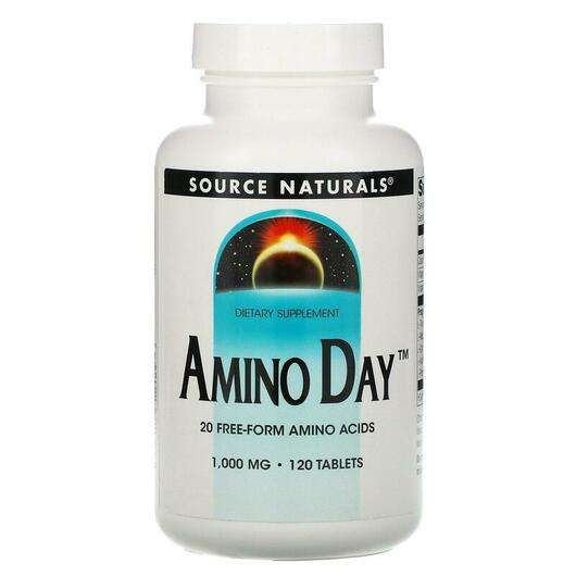 Основное фото товара Source Naturals, Аминокислоты, Amino Day 1000 mg 120, 120 табл...