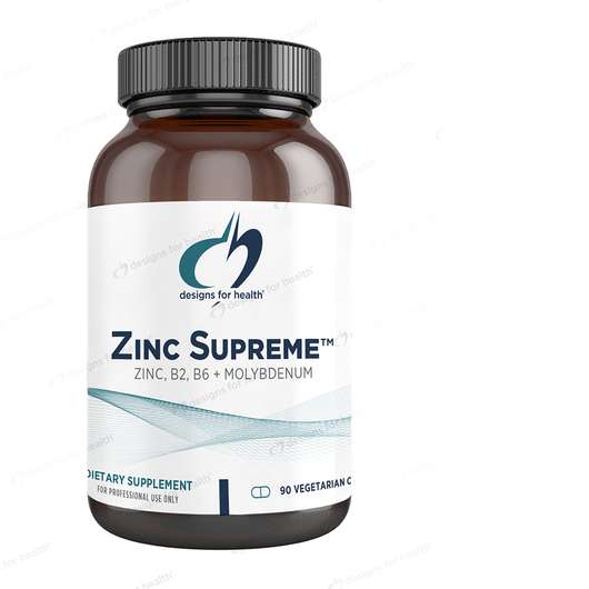 Основне фото товара Designs for Health, Zinc Supreme, Цинк, 90 капсул