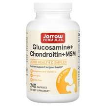 Jarrow Formulas, Глюкозамин МСМ, Glucosamine MSM, 240 капсул