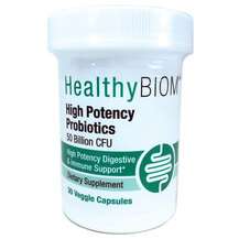 HealthyBiom, High Potency Probiotics 50 Billion CFUs, 30 Veggi...