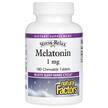 Фото товару Natural Factors, Melatonin 1 mg Chewable, Мелатонін, 180 таблеток