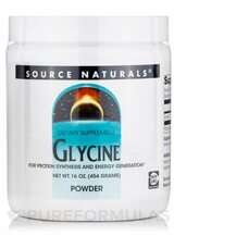 Source Naturals, L-Глицин, Glycine Powder, 454 г