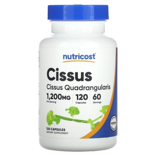 Основное фото товара Nutricost, Циссус, Cissus 1200 mg, 120 капсул