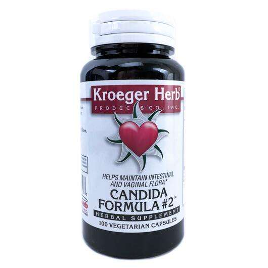 Основне фото товара Kroeger Herb, Candida Formula 2, Засіб від кандиди, 100 капсул