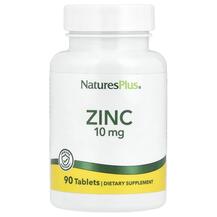 Zinc 10 mg Цинк Natures Plus 90 таблеток
