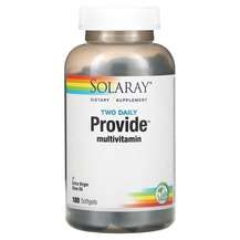 Solaray, Мультивитамины, Two Daily Provide Multivitamin, 180 к...