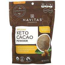 Navitas Organics, Organic Keto Cacao Powder, Порошок Какао, 227 г