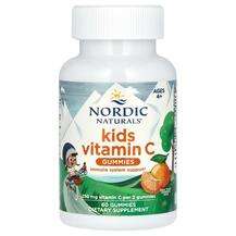 Nordic Naturals, Kids Vitamin C Gummies Ages 4+ Tangy Tangerin...