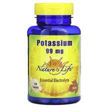 Natures Life, Калий, Potassium 99 mg, 250 таблеток