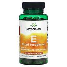 Swanson, Vitamin E Mixed Tocopherols 200 IU, 250 Softgels