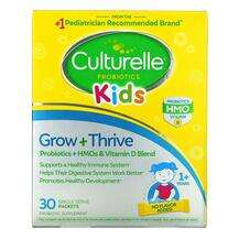 Culturelle, Kids Grow + Thrive, Пробіотики для дітей, 30 пакетів