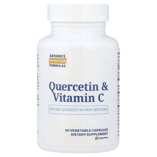 Основне фото товара Quercetin & Vitamin C 500 mg, Кверцетин, 60 капсул