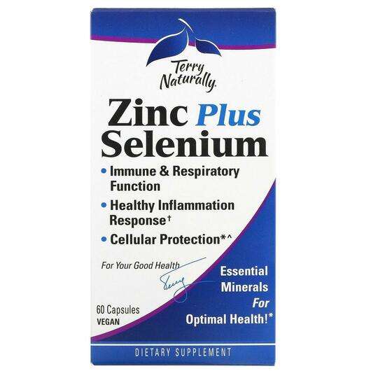 Zinc Plus Selenium, Цинк та Селен, 60 капсул