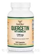 Double Wood, Quercetin with Bromelain 1200 mg, 120 Capsules