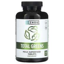 Zhou Nutrition, Суперфуд, Total Greens, 120 таблеток