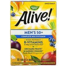 Nature's Way, Alive! Men's 50+ Complete, Вітаміни для чоловікі...