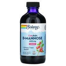 Solaray, Liquid CranActin D-Mannose 400 mg, D-Маноза, 236 мл