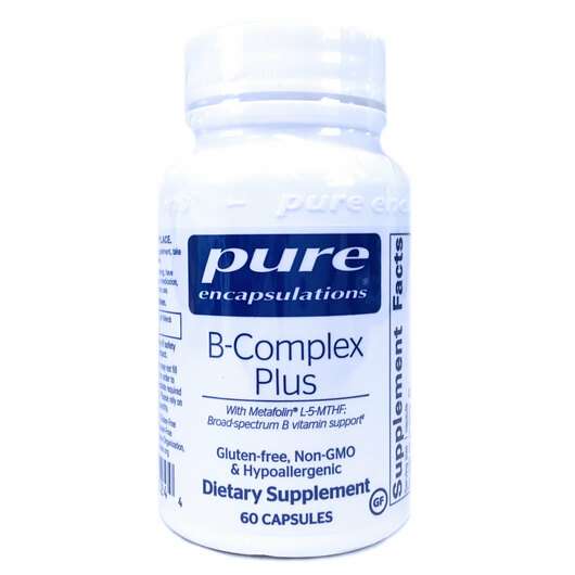 B-Complex Plus, B-комплекс, 60 капсул