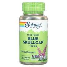 Solaray, True Herbs Blue Skullcap 425 mg, Шоломниця, 100 капсул