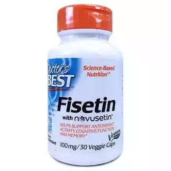 Фото товара Doctors Best, Fisetin with Novusetin 100 mg 30 Veggie Caps