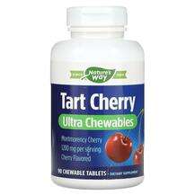Nature's Way, Tart Cherry Ultra Chewable Cherry 1200 mg, Екстр...