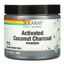 Solaray, Activated Coconut Charcoal Powder 500 mg, 150 g
