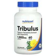 Nutricost, Трибулус, Tribulus 1500 mg, 120 капсул