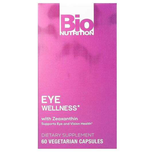 Основне фото товара Bio Nutrition, Eye Wellness with Zeaxanthin, Зеаксантин, 60 ка...