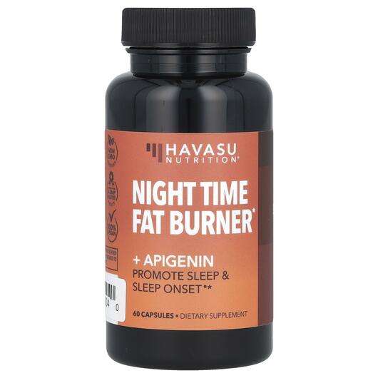 Основне фото товара Havasu Nutrition, Night Time Fat Burner + Apigenin, Підтримка ...