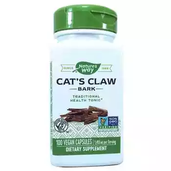 Pre-Order Cat's Claw Bark 485 mg 100 Vegetarian Capsules