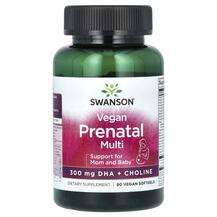 Swanson, Vegan Prenatal Multi, Мультивітаміни для вагітних, 90...