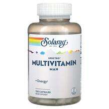 Solaray, Мультивитамины, Spectro Multivitamin Man, 120 капсул