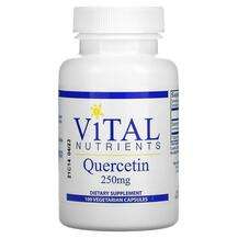 Vital Nutrients, Quercetin 250 mg, Кверцетин, 100 капсул