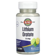 Lithium Orotate 5 mg Lemon Lime Литий KAL